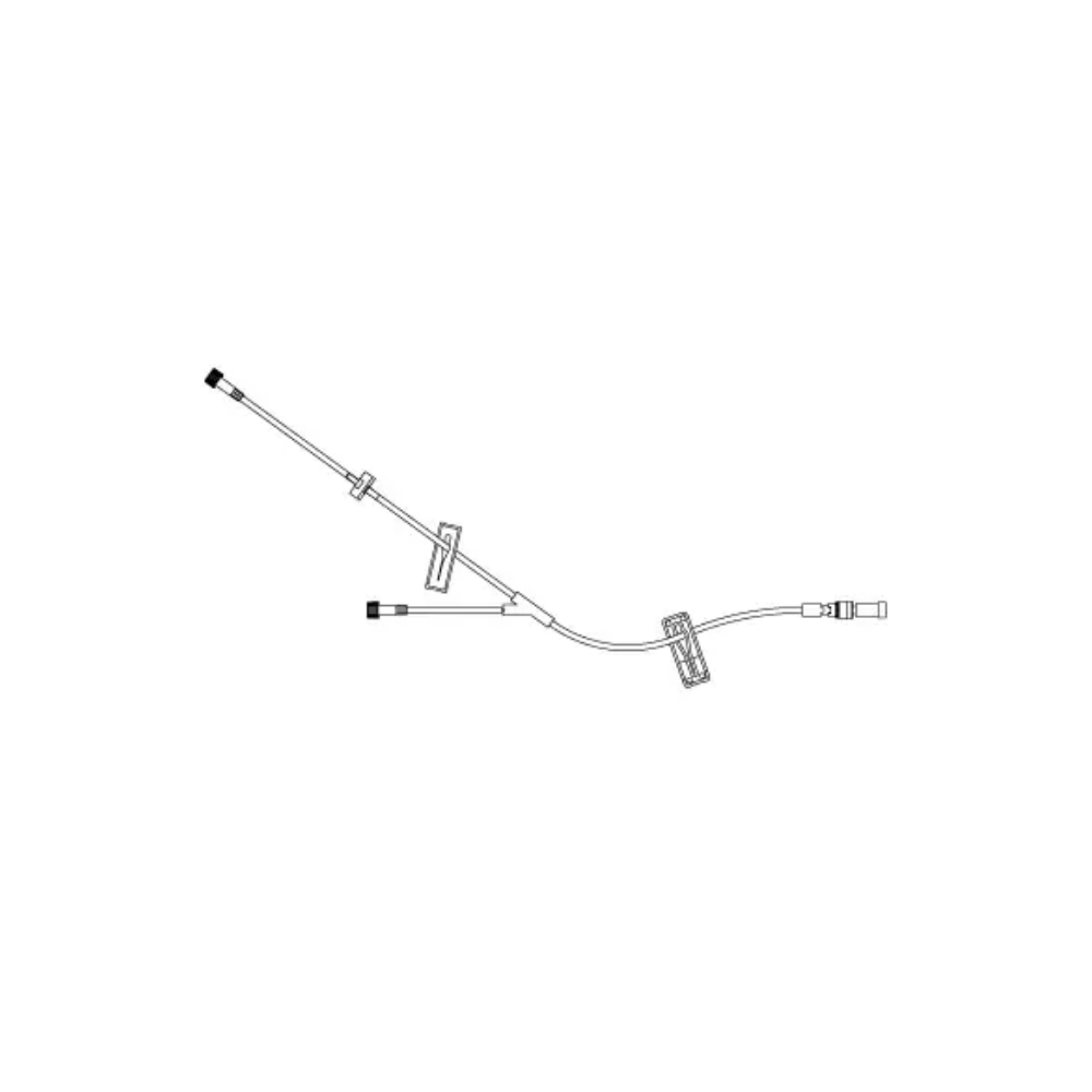 Extension LifeCare PCA™ Set, Minibore, Backcheck Valve, 10"